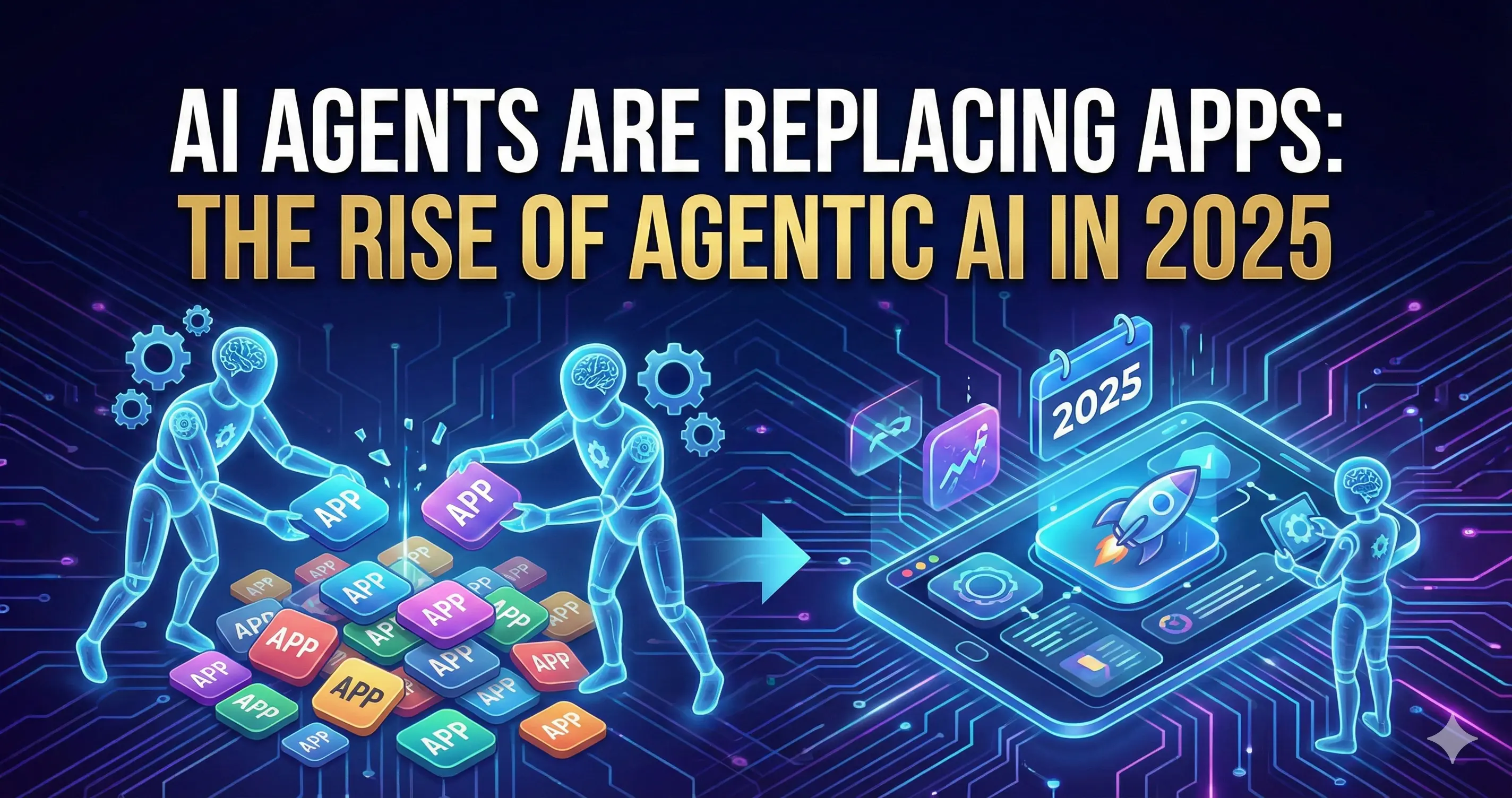 AI Agents Are Replacing Apps: The Rise of Agentic AI in 2025